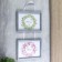 Double photo frame on braid L-3 15x21 cm, silver (plastic screen)