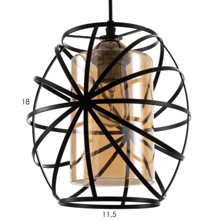 Lamp Bayerlux 2750/1 E27 40W Black 24x24x27-127 cm-6