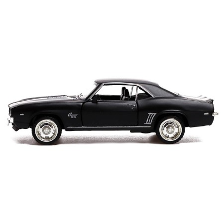 Metal machine Chevrolet Camaro SS, 1:32, doors, inertia, matte color open-1