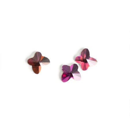 Rhinestones for nail design TNL "Butterfly", chameleon, 10 pcs
