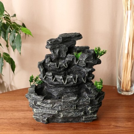 Fountain "Cool" waterfall, 11x18x23 cm (with backlight, without ball)