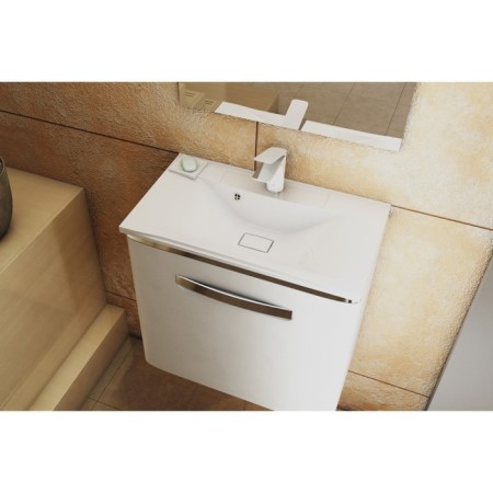 Snow -out sink Uperwood Elen, 65 cm, with a decorative lid, white-1