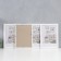 Set of photo frames MDF "OfficeSpace" 21x30 cm, 4 pcs, white (plastic screen)