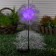 Garden lamp on the sunny battery "Block", 70 cm, 1 LED, glow of multi (RGB)
