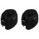 Mearbathers on the wrist, 2 pcs. x 200 g, black color