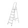 Tundra ladder, aluminum, 6 steps, 1240 mm
