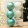 New Year's Christmas Balls “Ceaters and Cozy!”, For New Year, plastic, d = 6, 6 pcs., Blue and white color