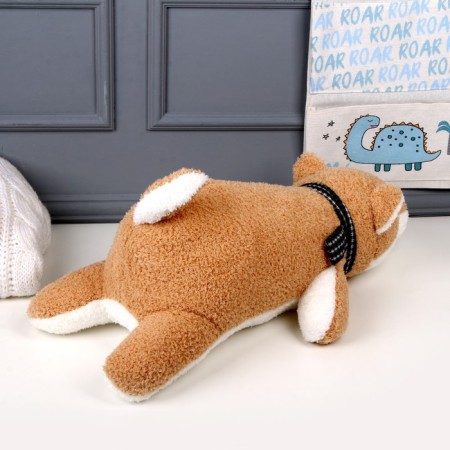 Soft toy-podushka "Dog", 60 cm, brown color-3