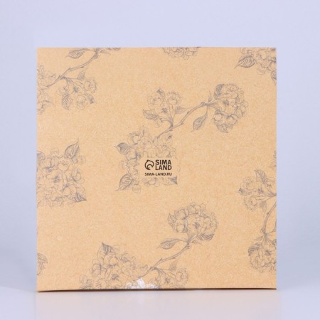 Confectionery packaging, a box with lamination "branches", March 8, 20 x 20 x 4 cm-2