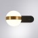 Bra Arte Lamp Furud A2125AP-1BK, LED, 6 W, 20x14x5 cm, 300 lm, black