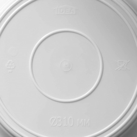Pot for flowers with a prize pallet, 4.7 l, white color-4