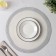 Serving napkin on the table "Lana", d = 38 cm, white color