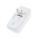 Charger for two AA AA or AAA CHR-57, a folding fork, charge strength 180 mA, white