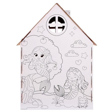 House-painting from cardboard "Lovely Princesses"-3