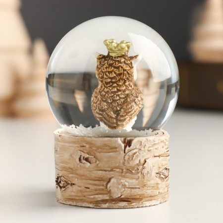 Souvenir Polystone Water Bird "Bird in the Crown" MIX 4.5x4x6 cm-3