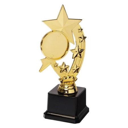 The award figure "Star", the plastic stand is black, 22 x 9.5 x 7.5 cm.-2