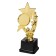 The award figure "Star", the plastic stand is black, 22 x 9.5 x 7.5 cm.