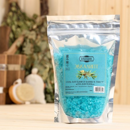 Salt for the bath and bath "Eucalypt" 500 Gr Dobroparov-2