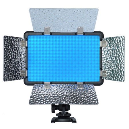 LED illuminator with the function of the GODOX LF308BI flash, Necessary, without a remote control-16