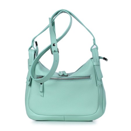Female bag, genuine leather, 275x205x100 cm, mint-2