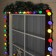 Girlyanda "Bels Light" 50 m, IP65, 5W, dark rubber thread, step 15 cm, E27 (without lamps), 220 V