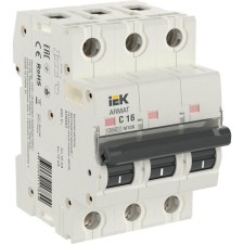 Circuit breaker automatic IEK AR-M10N-3-C016 3P, 16A,