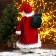 Santa Claus "In a red fur coat with a New Year's wreath" 24x45 cm