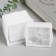 Mold Silicon "Casket - rectangular bow" with a lid of 7.7x7.6x6.6 cm