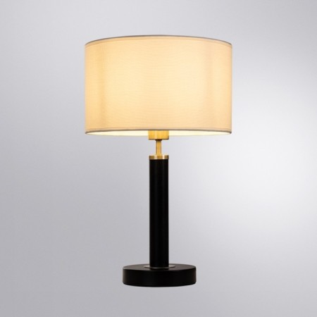 Decorative table lamp Arte Lamp Robert A5029LT-1SS, E27, 60 W, 30x30x48 cm, black