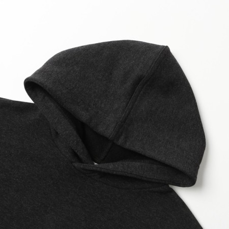 Children's sweatshirt, color black melange, height 164 cm-1