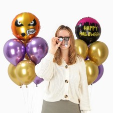 Halloween festive set, with glasses