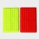 The form for baking the share "Sweets. Viennese waffles ”, silicone, 28.5 × 18.5 cm, 4 cells (12.3 × 8.1 cm), Mix color