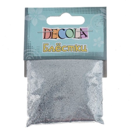 Decor Glue ZHK Decola 0.1 mm, 20 g, silver