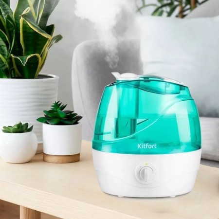 Air humidifier KT-2834-3, 2.2 l, 32 watts, white and turquoise-1
