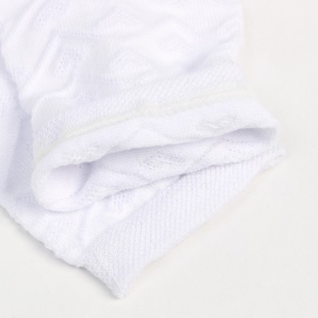 Children's socks, white color/heart, river 22-24-3