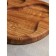 Board for feeding the author "Tiger's paw", 19 × 22 × 2 cm, natural oak