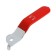 Blue-knob for the ball valve Zein, reinforced, 1/2 "-3/4", rubberized, red