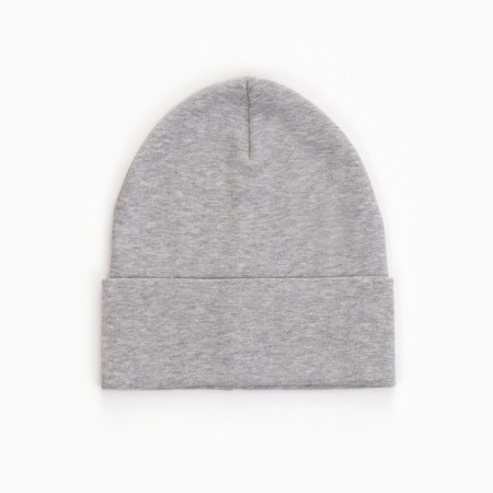 Baby hat, color gray melange, size 50-52-2