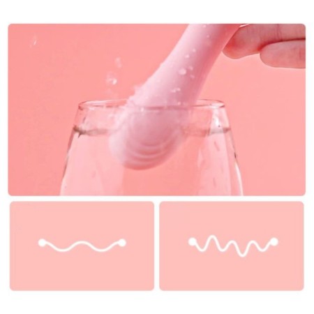 Cliter Vibrator Lilo, ABS Plastic, Soft silicone, pink-6