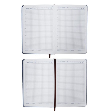 The diary is low, PVC cover, A5 format, 140 sheets in a cage, with pockets, mix-8