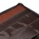 Business folder, artificial leather, 370 x 275 x 30 mm, with a metallic press, the handle “luxury” brown 6D041