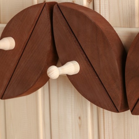 Wooden hanger "Coffee", 55x13.5x 9 cm, thermo, 4 kr-2