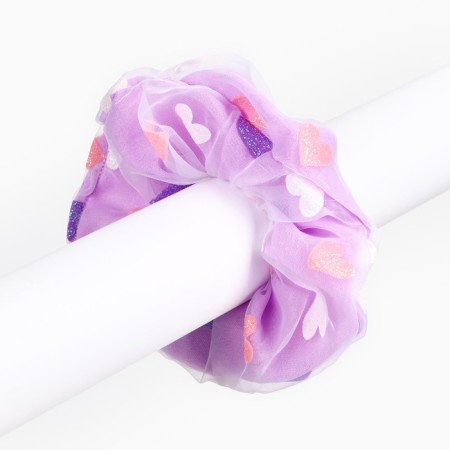 Hair elastic band "hearts", 11 cm, princesses-5