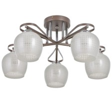 Economic Save Lina 5x60W E27, copper 47x47x27 cm
