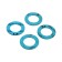 Set of gaskets "STM" SPAFP001-04, 1 ", 30x19 mm, h = 2 mm, non-absorption paronyte, 4 pcs.