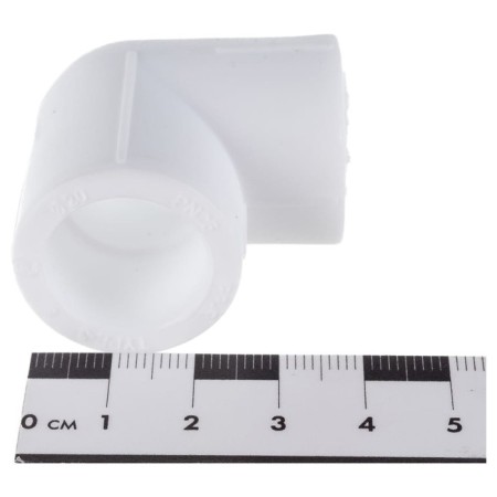Aqualink square, polypropylene, d = 20 mm, 90 °-3