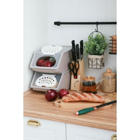 Dilan vegetable container, 7.6 l, 32.3 × 22 × 14.8 cm, beige color-9