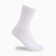 Women's socks Medium, white color, size 25