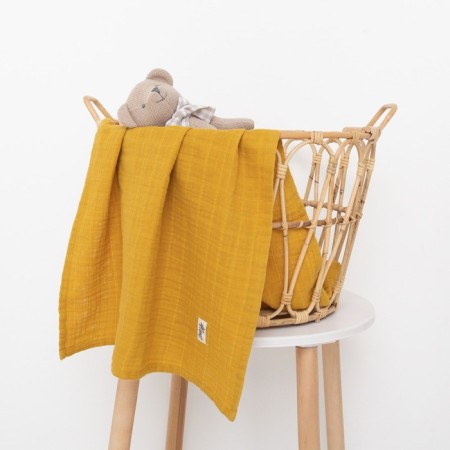 Mushinnoye towel Lovelife, 50*90 cm, mustard, 100% HL, 3-p, 180 g/m2