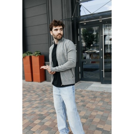 Jumper male ise, size 54, color gray color-5